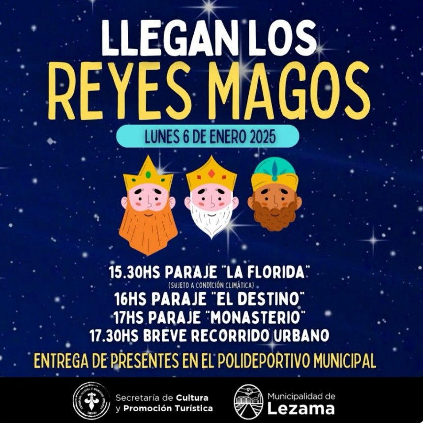 Llegan los Reyes Magos a Lezama