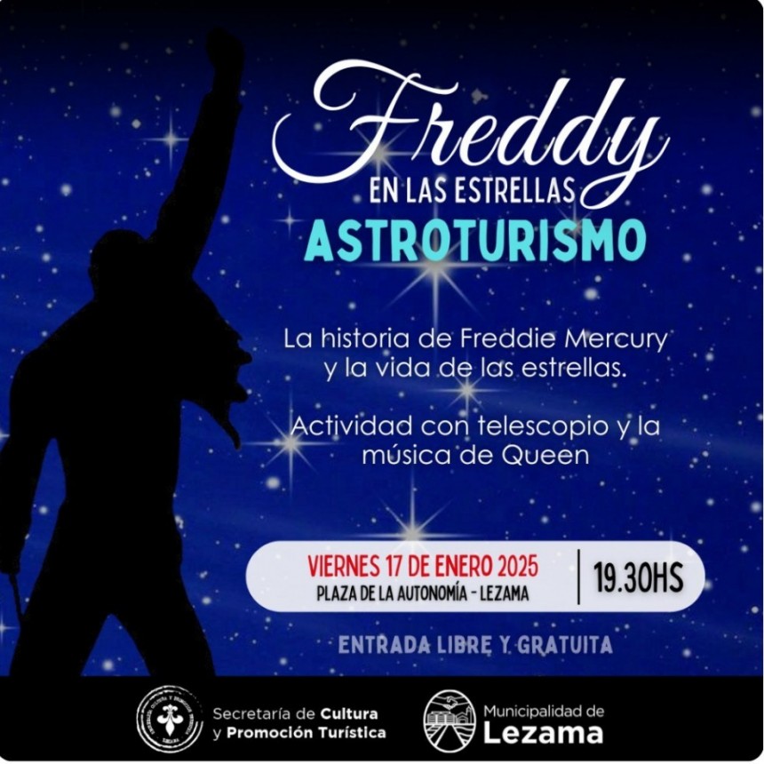 Astroturismo: llega a Lezama “Freddie en las Estrellas