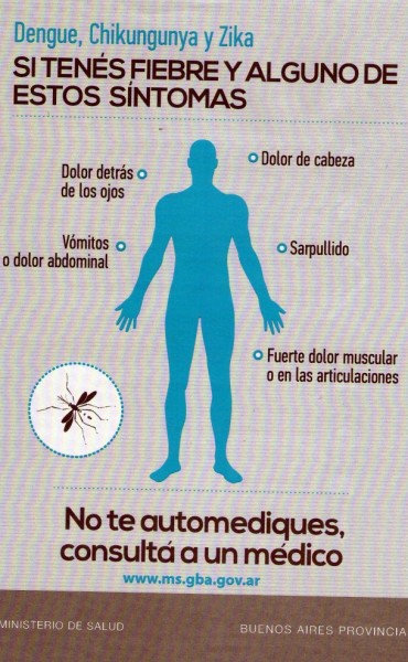 Nuevo caso de dengue en Lezama