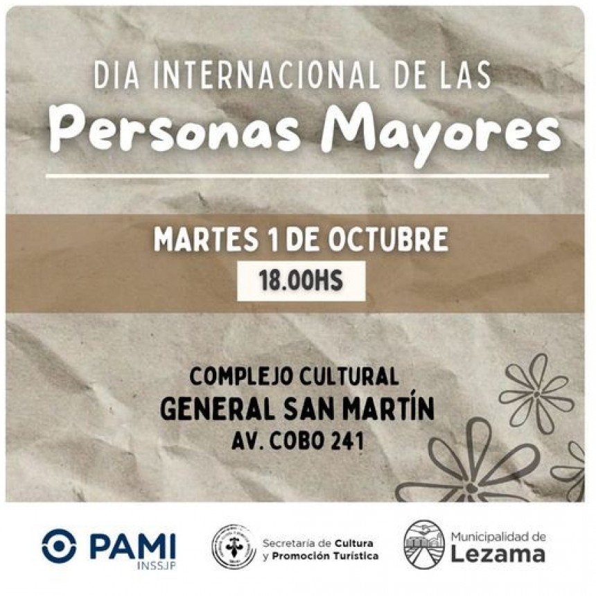 Lezama celebrará el Día Internacional de las Personas Mayores