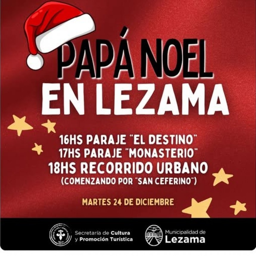 Papá Noel recorrerá Lezama