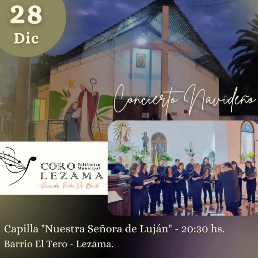 El coro local brindará un concierto navideño 