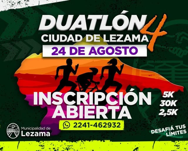 Se viene el Duatlón 4 en Lezama