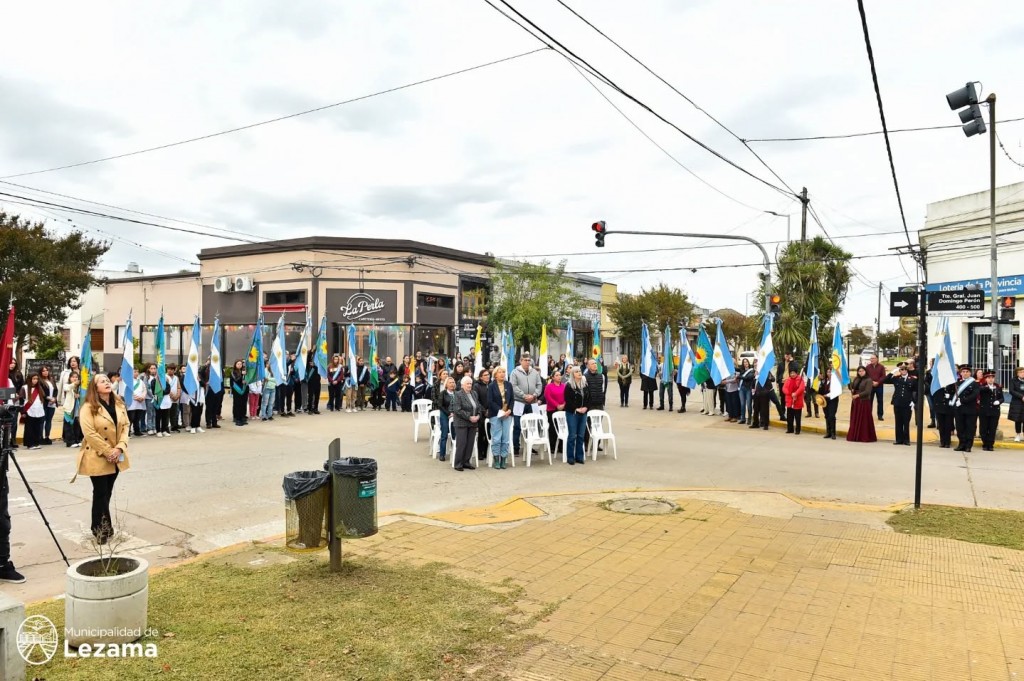 Lezama recordó la fundación del pueblo