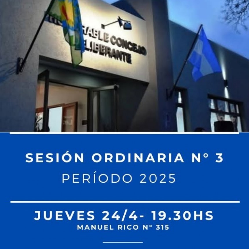 Sesiona el Concejo Deliberante