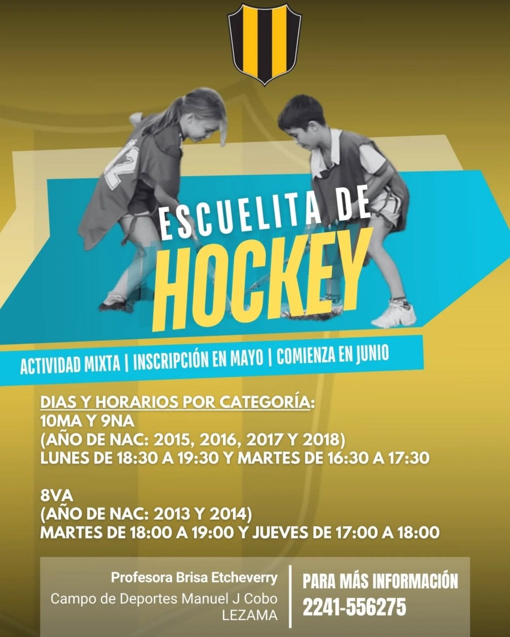 Escuela de Hockey y New Com