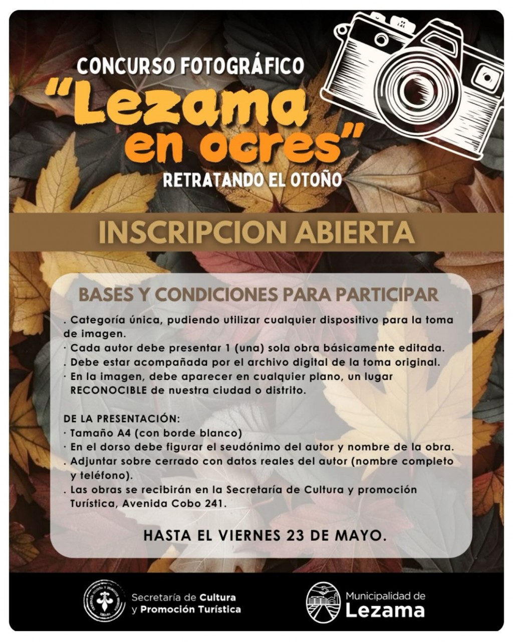 Concurso fotográfico “Lezama en Ocres”