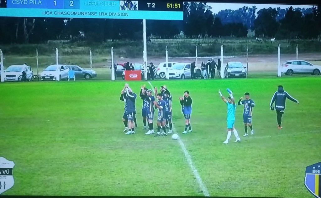 Sobre el final del partido el Lefu ganó el clásico