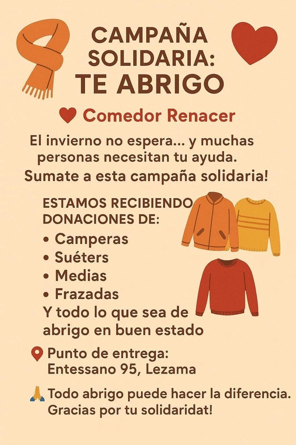 Campaña Solidaria: 