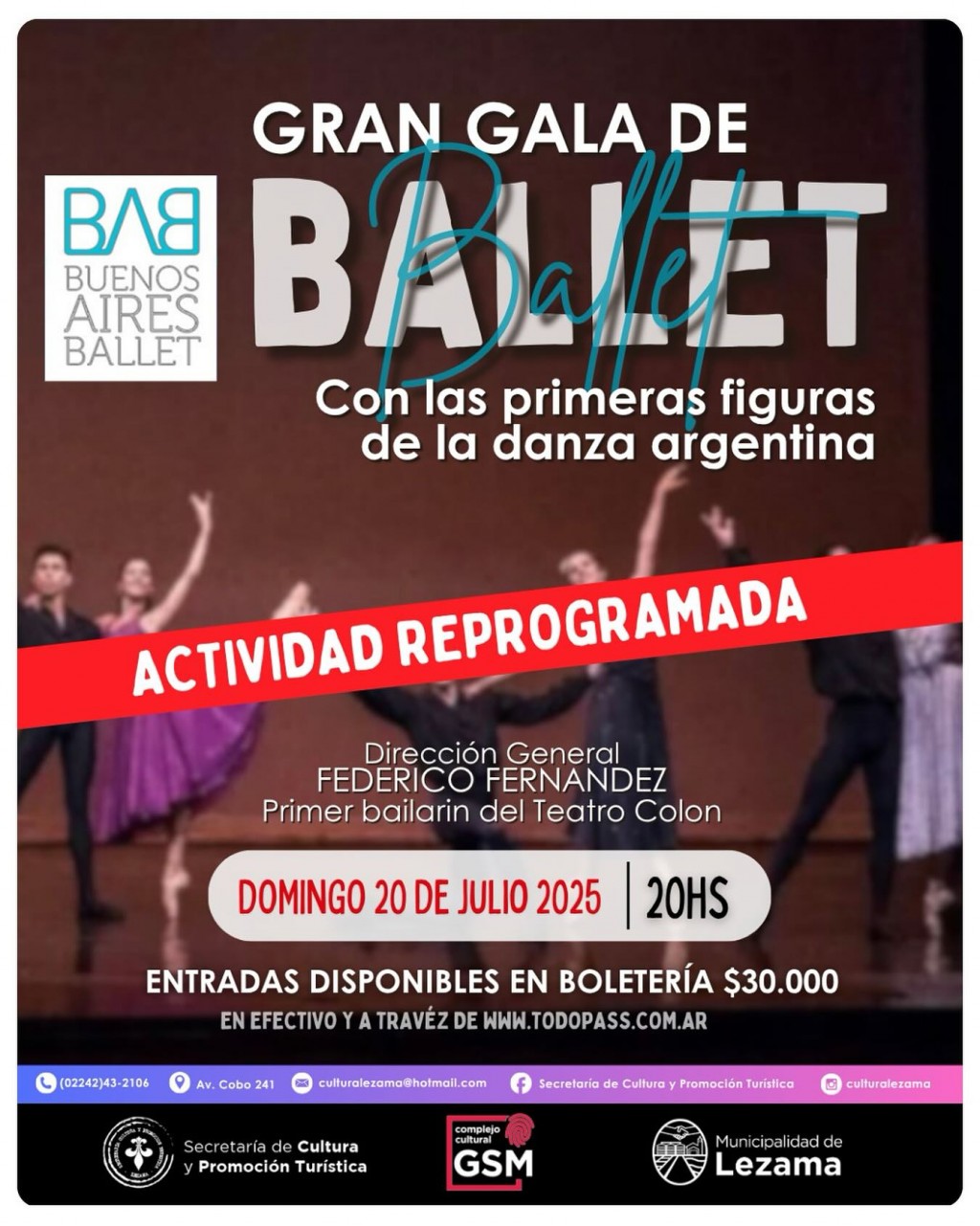Actividad reprogramada