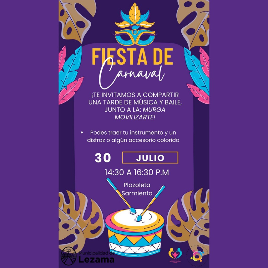 Fiesta en la Plazoleta Sarmiento