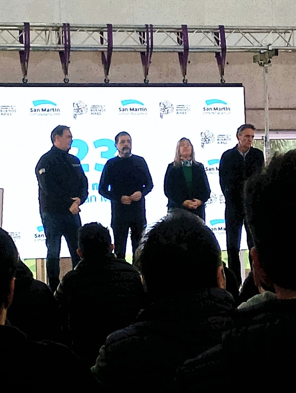 Lezama presente en San Martín