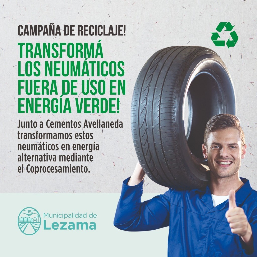 Campaña de reciclaje de neumáticos fuera de uso