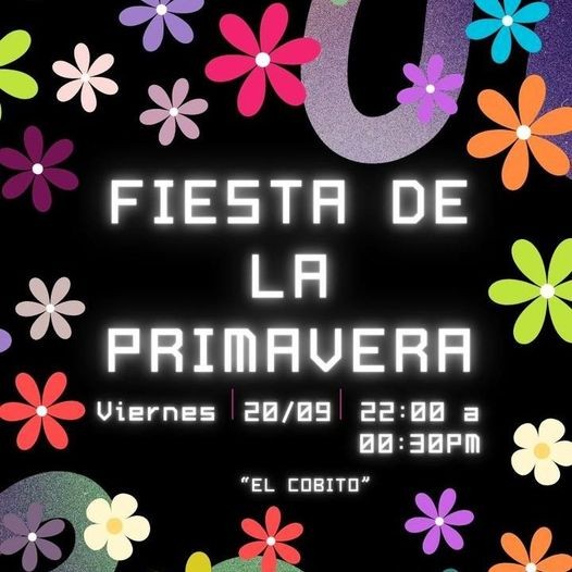 La primavera se festeja por eso la vamos a recibir con una fiesta