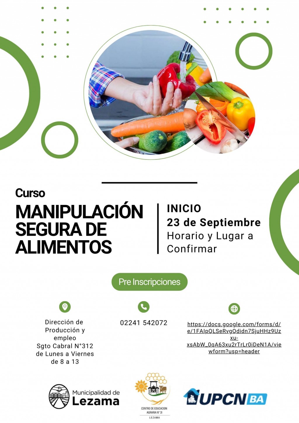 Manipulación Segura de Alimentos 