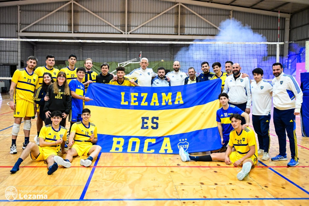 Boca Vóley en Lezama