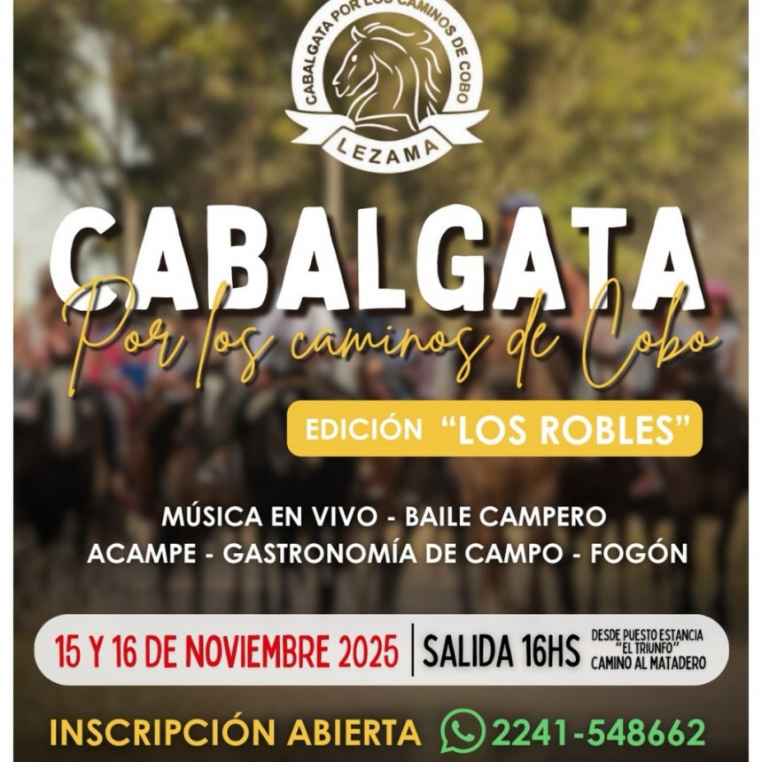 Cabalgata por los Caminos de Cobo – Edición “Los Robles” 