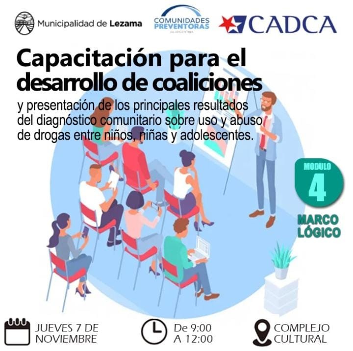 El jueves 7 se realizará un nuevo encuentro de CADCA