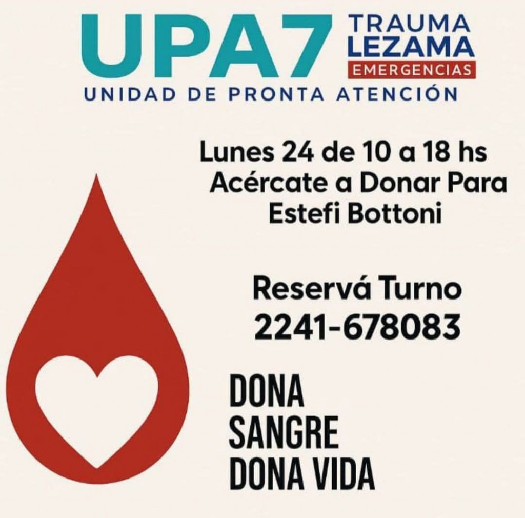Colecta de sangre solidaria