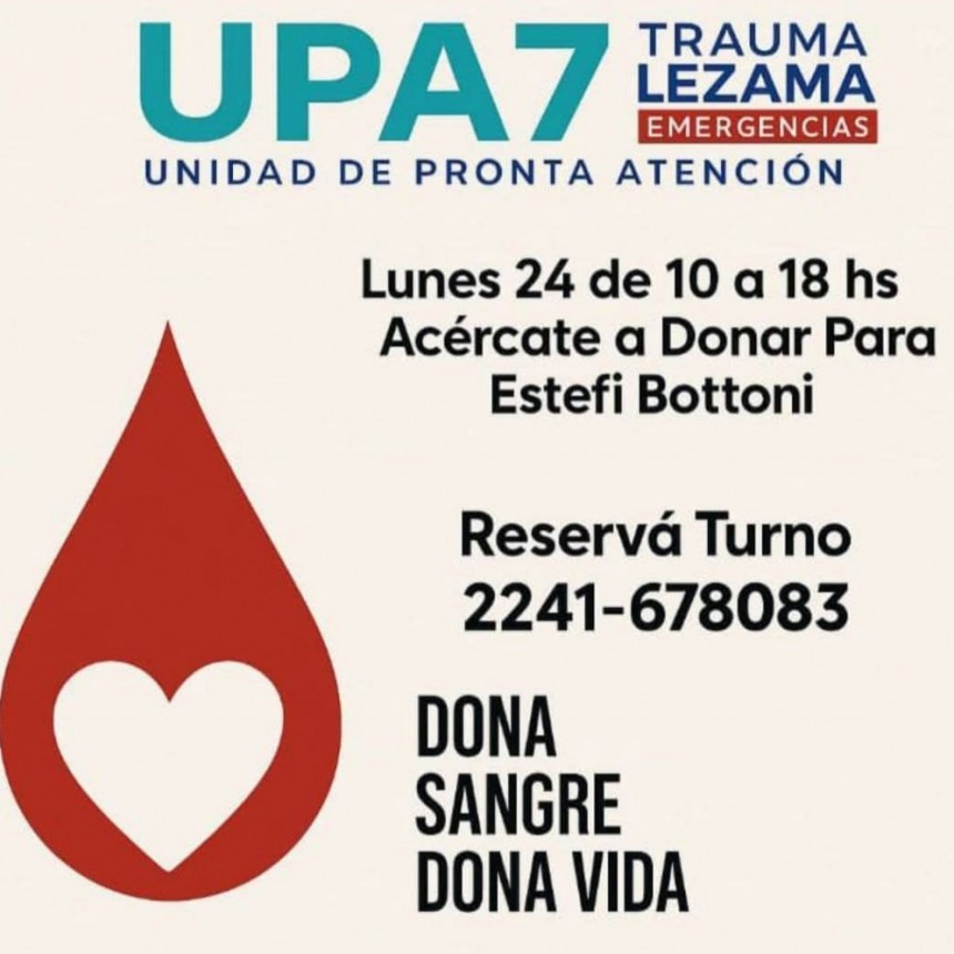 Colecta de sangre solidaria