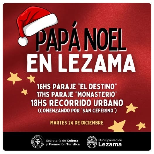 Papá Noel recorrerá Lezama