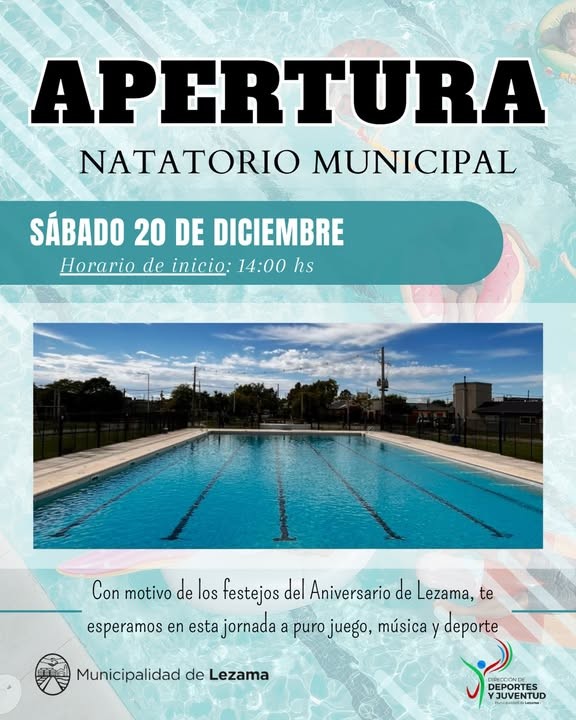 Apertura de la temporada de verano 2025/26 en el Natatorio Municipal