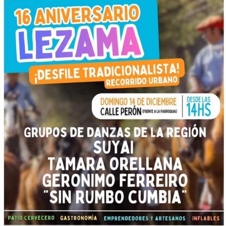 Lezama celebra su 16° Aniversario con dos grandes propuestas