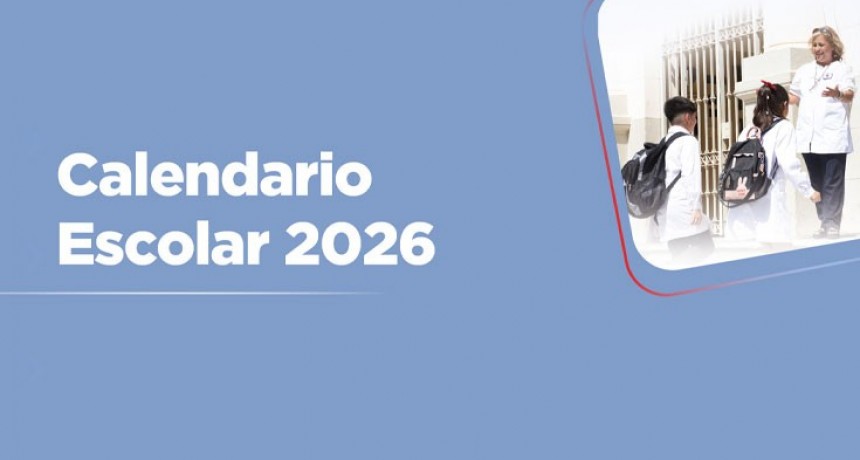 Ciclo lectivo 2026: las clases en la Provincia comenzarán el 2 de marzo