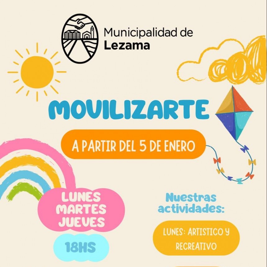 Está abierta la inscripción para el taller “Movilizarte” 